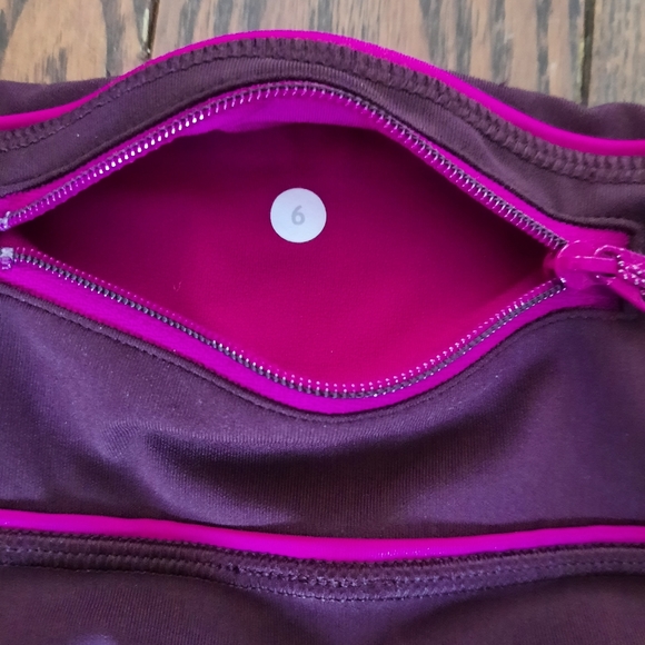 NWOT 🍋 Lululemon Pace Queen Tight, Bordeaux Drama/Raspberry, Size 6 - Picture 11 of 14